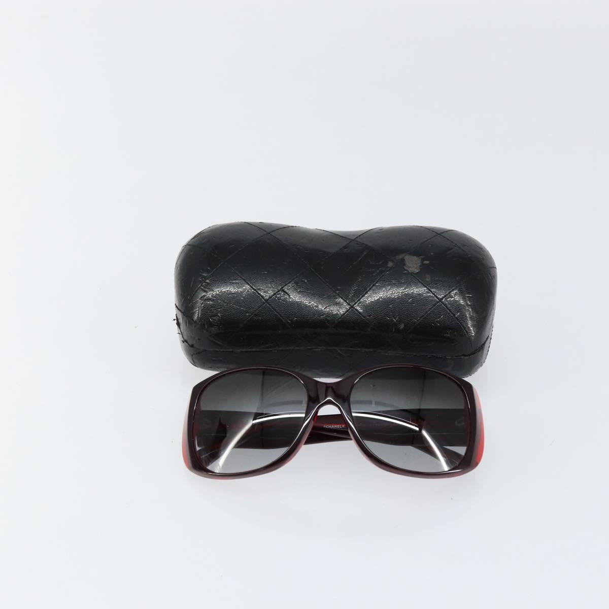 Chanel Logo Cc Sunglasses Plastic Red Plastic Sunglasse Accessory