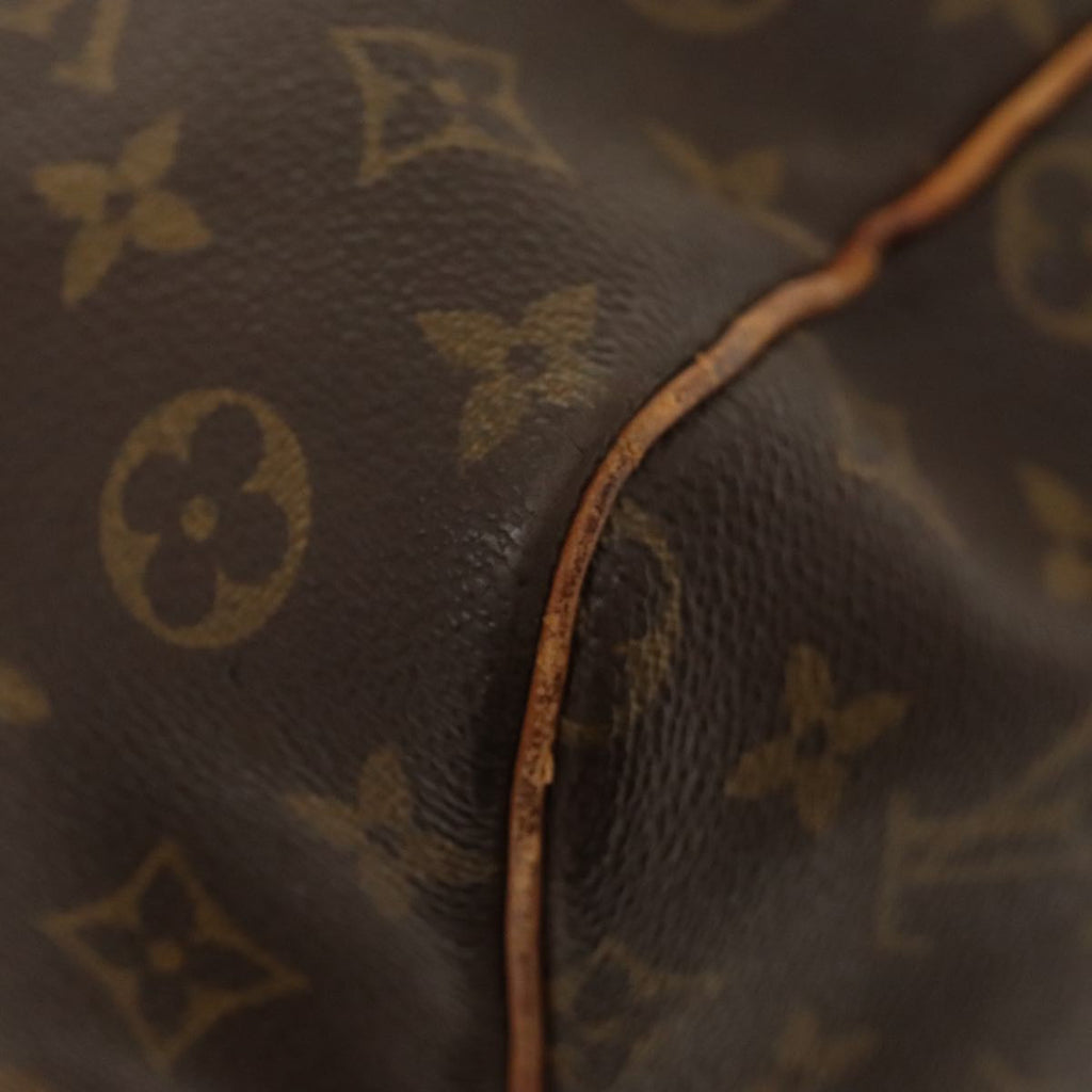 Louis Vuitton Keepall Bag Monogram Canvas Brown Canvas Travel Bag