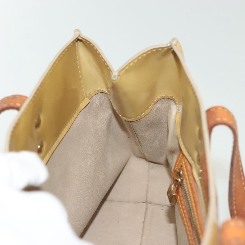Louis Vuitton Reade Handbag Monogram Vernis Beige Patent_Leather Handbag