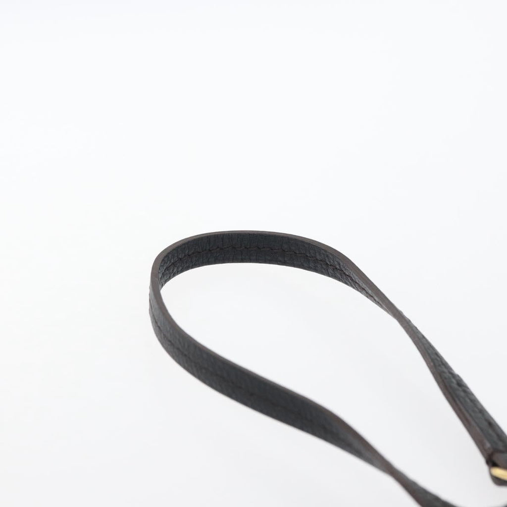 Louis Vuitton Selene Pochette Mahina Leather Black Leather Clutche & Pouche Bag