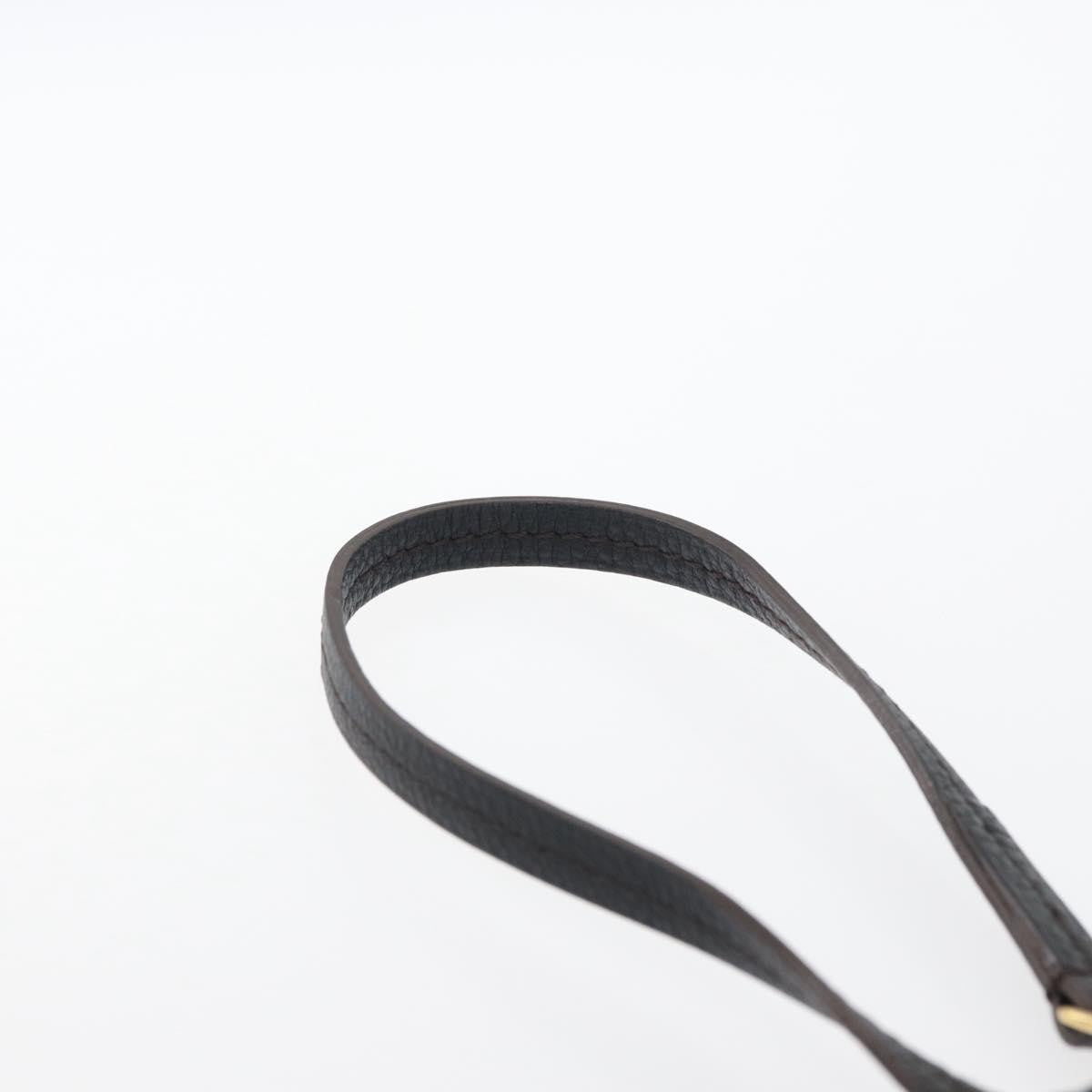 Louis Vuitton Selene Pochette Mahina Leather Black Leather Clutche & Pouche Bag
