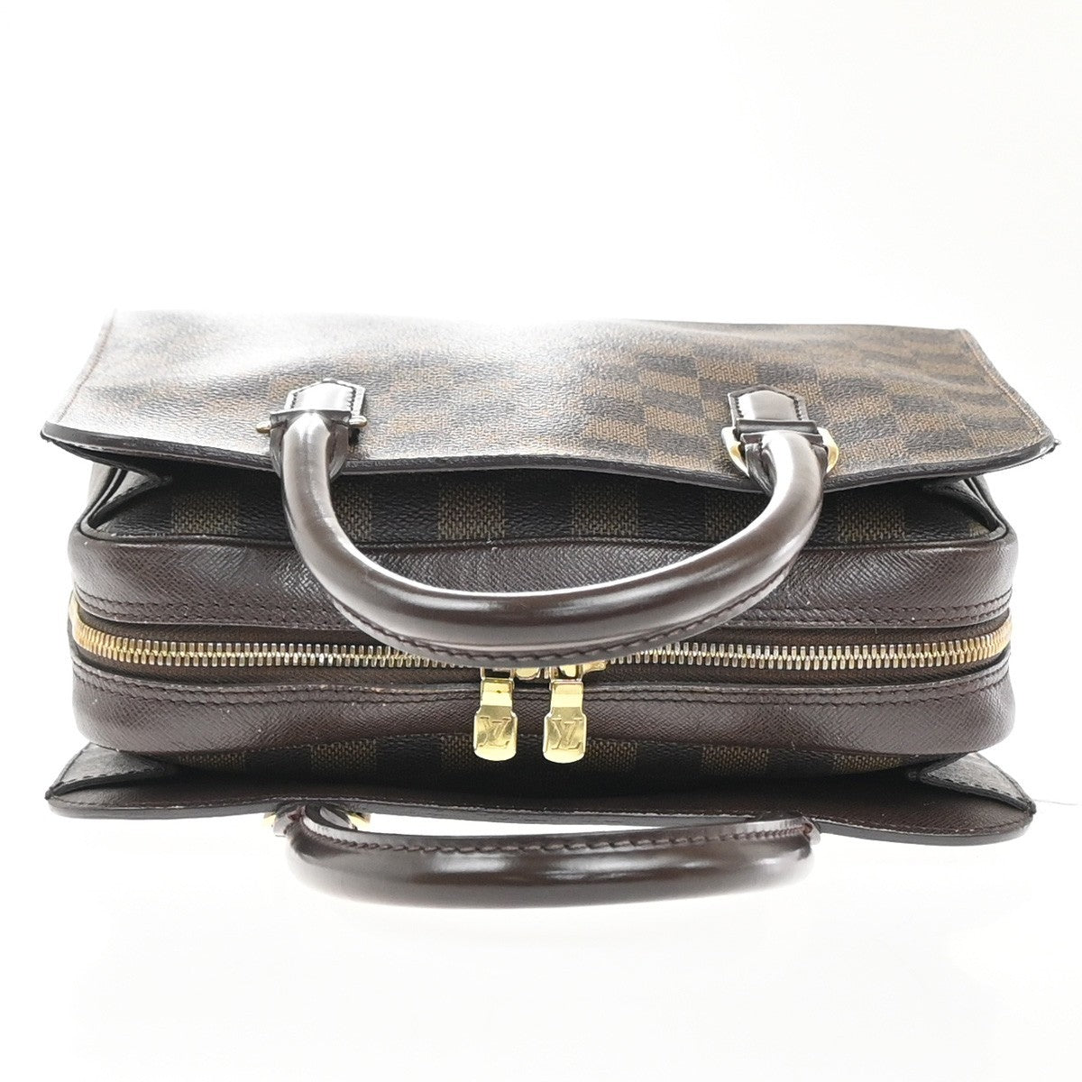 Louis Vuitton Triana Bag Damier Brown Canvas Handbag