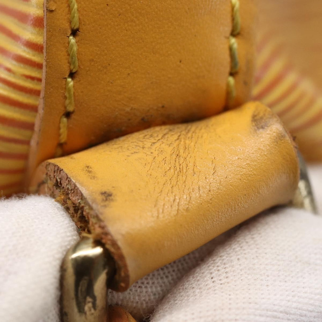 Louis Vuitton Petit Noe Handbag Epi Leather Yellow Leather Shoulder Bag