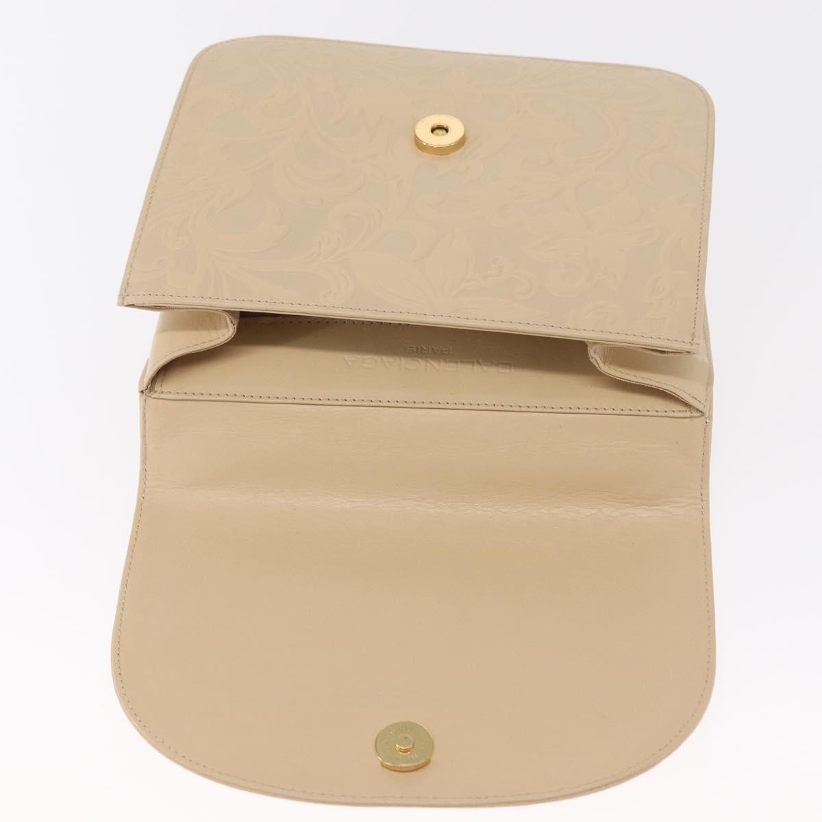 Balenciaga Vintage Handbag Leather Beige Leather Hand
