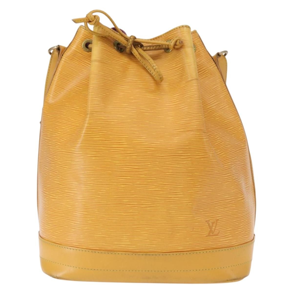 Louis Vuitton Noe Handbag Epi Leather Yellow Leather Shoulder Bag