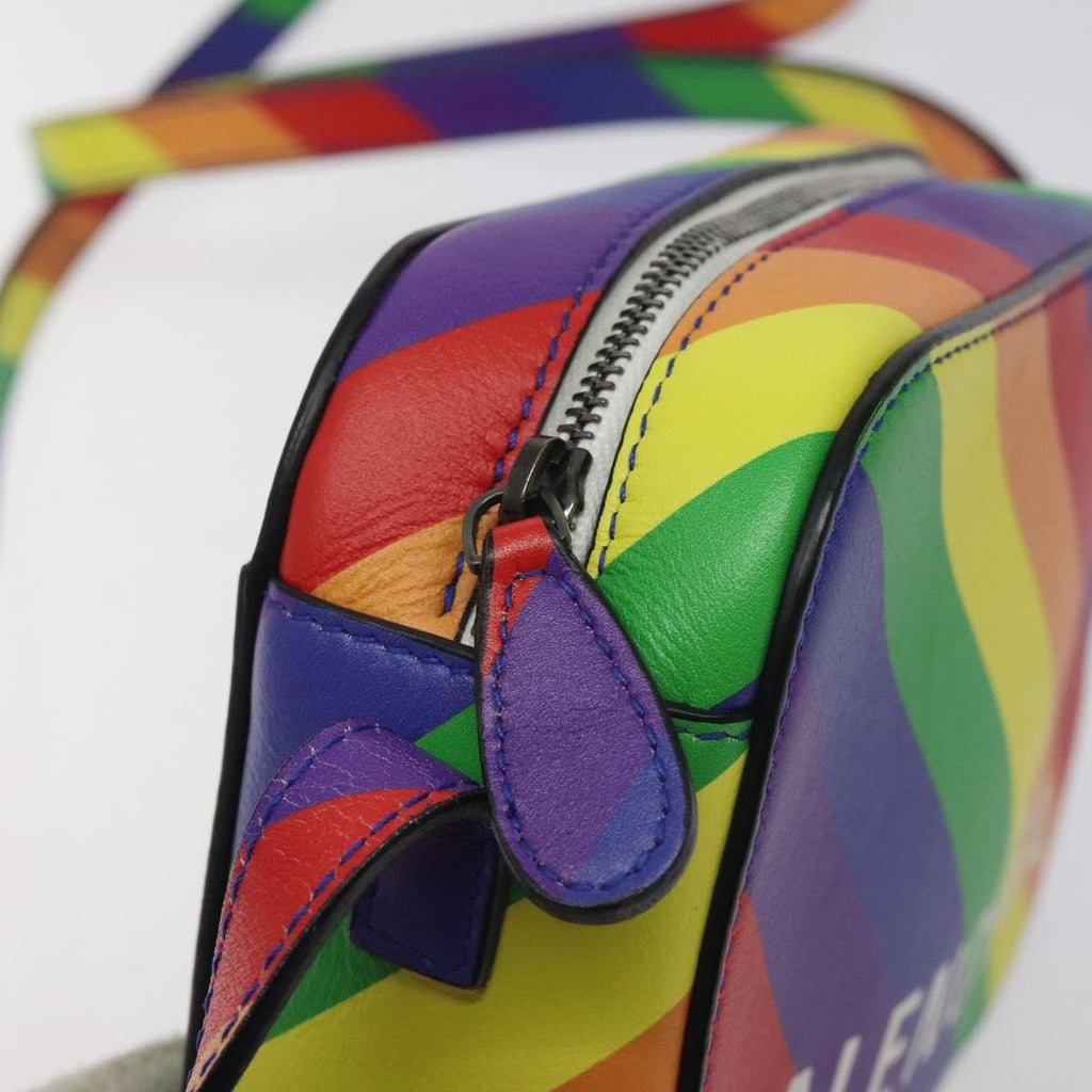 Balenciaga Everyday Camera Bag Printed Leather Multicolour Leather Shoulder Bag