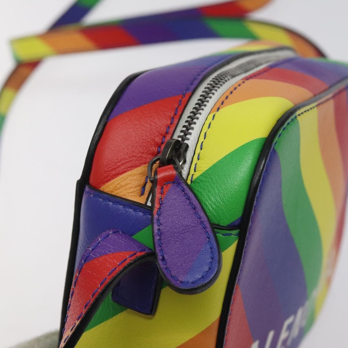 Balenciaga Everyday Camera Bag Printed Leather Multicolour Leather Shoulder Bag