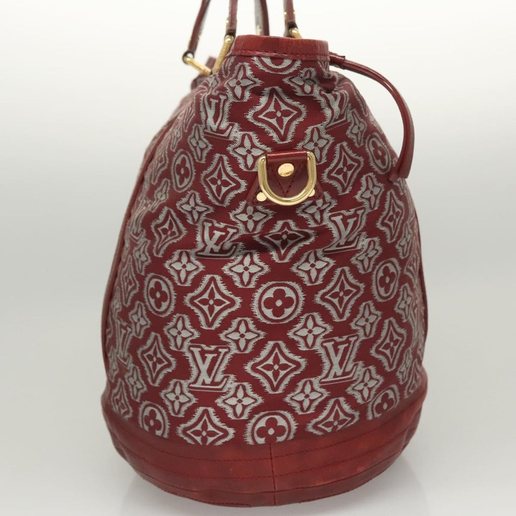 Louis Vuitton Aviator Handbag Limited Edition Monogram Jacquard Burgundy Canvas Handbag
