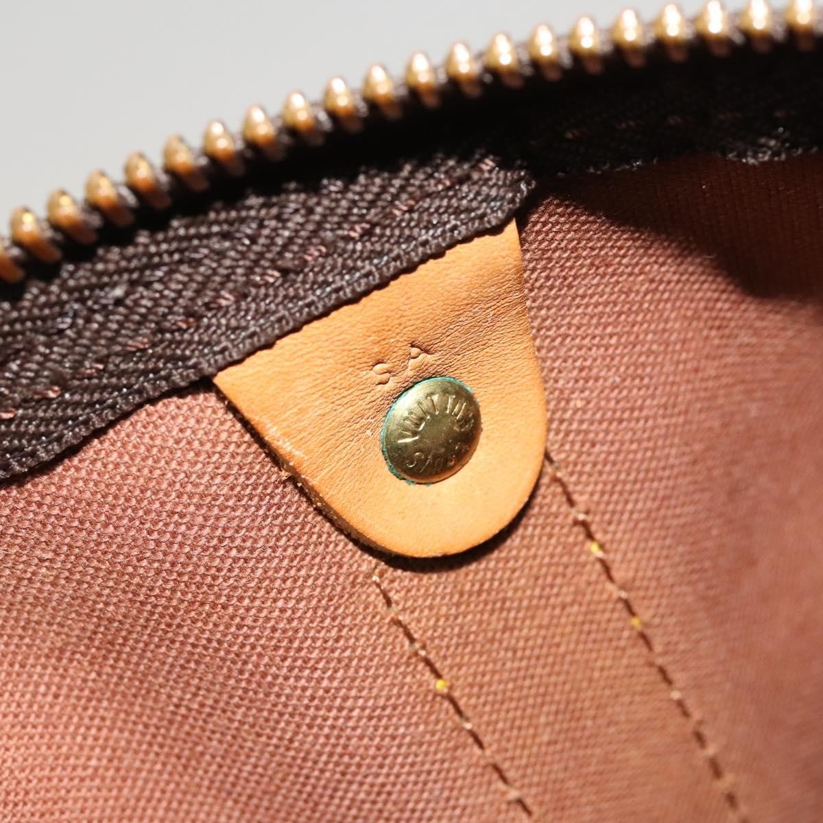 Louis Vuitton Keepall Bag Monogram Canvas Brown Canvas Travel Bag