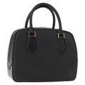 Louis Vuitton Sablons Handbag Epi Leather Black Leather Handbag