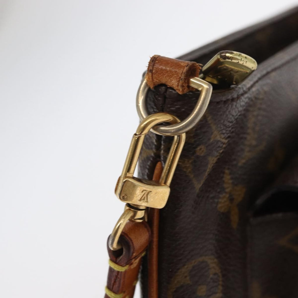 Louis Vuitton Partition Wristlet Clutch Monogram Canvas Brown Canvas Clutche & Pouche Bag