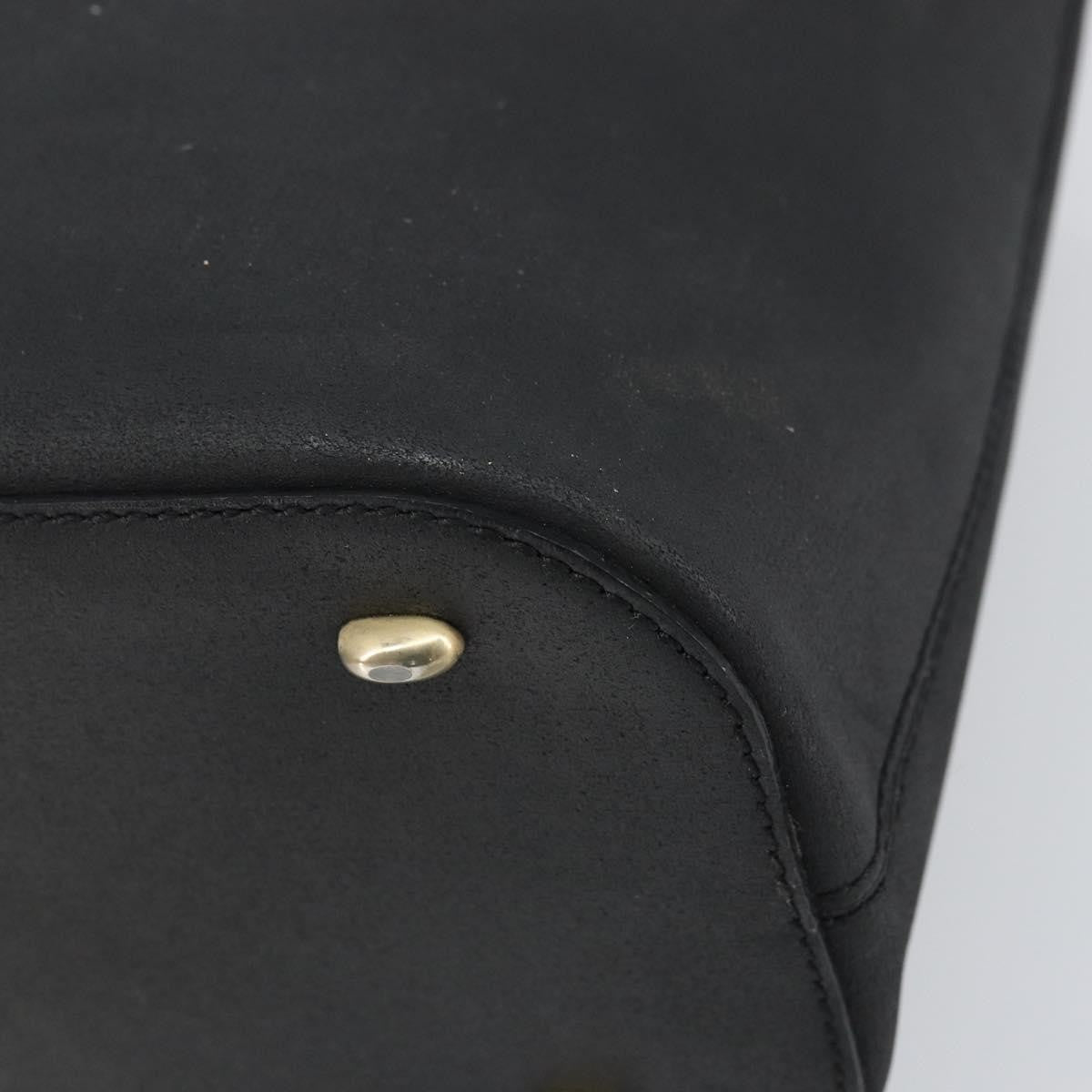 Celine Handbag Leather Black Leather Handbag