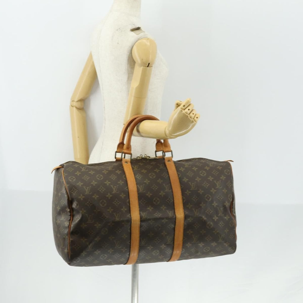 Louis Vuitton Keepall Bag Monogram Canvas Multicolour Canvas Travel Bag