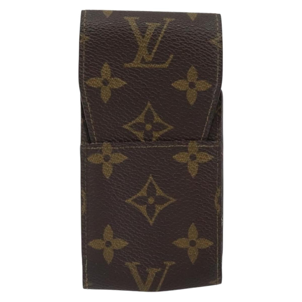 Louis Vuitton Etui Cigarette Case Monogram Canvas Brown Canvas Wallets Accessory