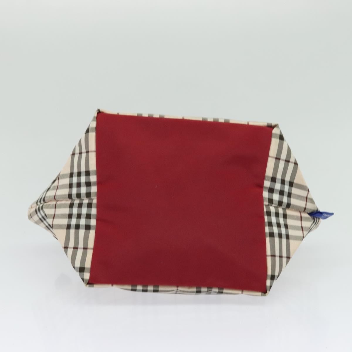 Burberry Nova Check Blue Label Nylon Beige Nylon Tote Bag