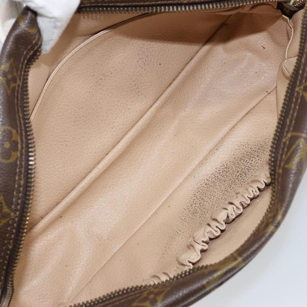 Louis Vuitton Trousse Toiletry Pouch Monogram Canvas Brown Canvas Toiletry Case Accessory