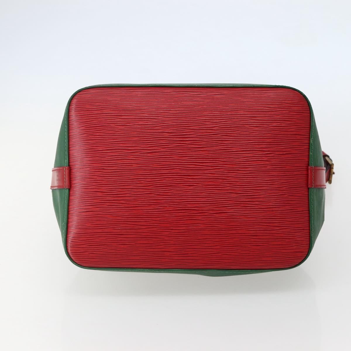 Louis Vuitton Bicolor Petit Noe Handbag Epi Leather Green Leather Shoulder Bag