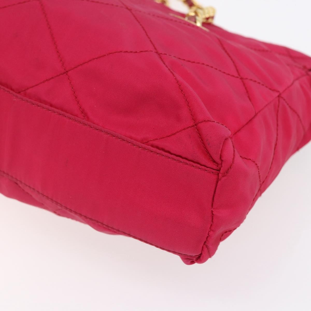 Prada Re-Edition 1995 Chain Tote Quilted Re-Nylon Pink Nylon Shoulder Bag Bag