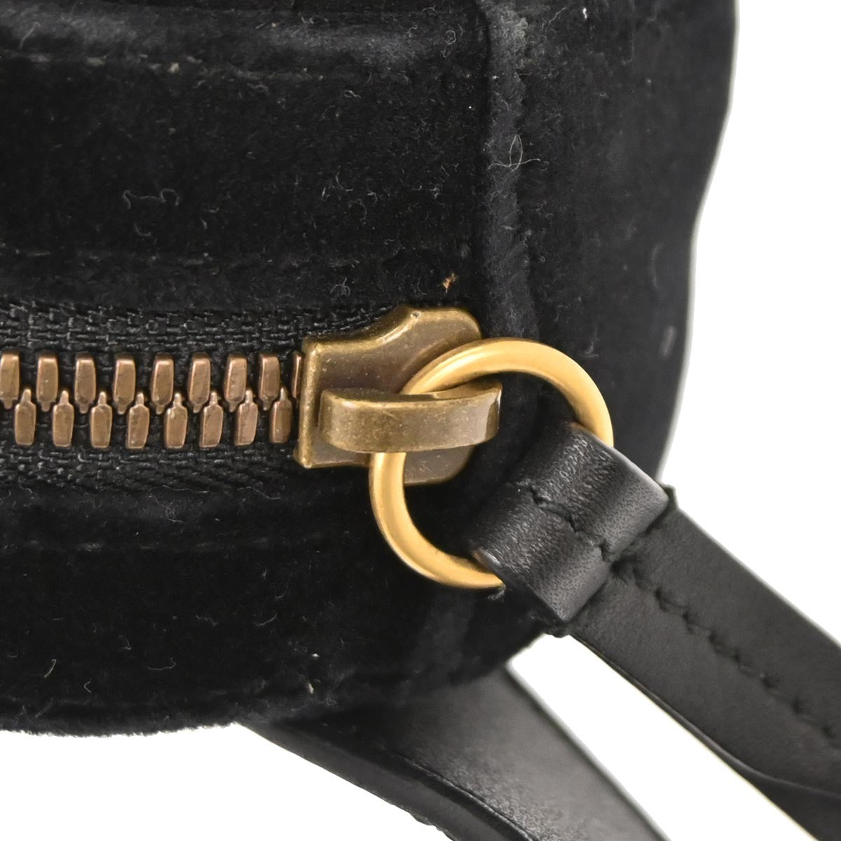 Gucci Gg Marmont Belt Bag Matelasse Velvet Black Velvet Clutche & Pouche Bag (Pre-Owned)