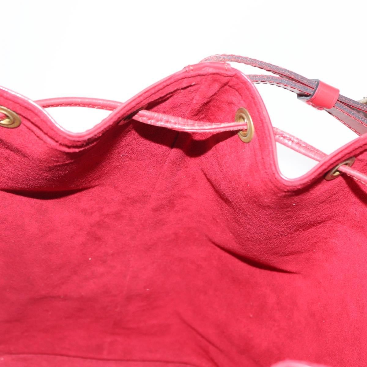 Louis Vuitton Petit Noe Nm Handbag Epi Leather Red Leather Shoulder Bag