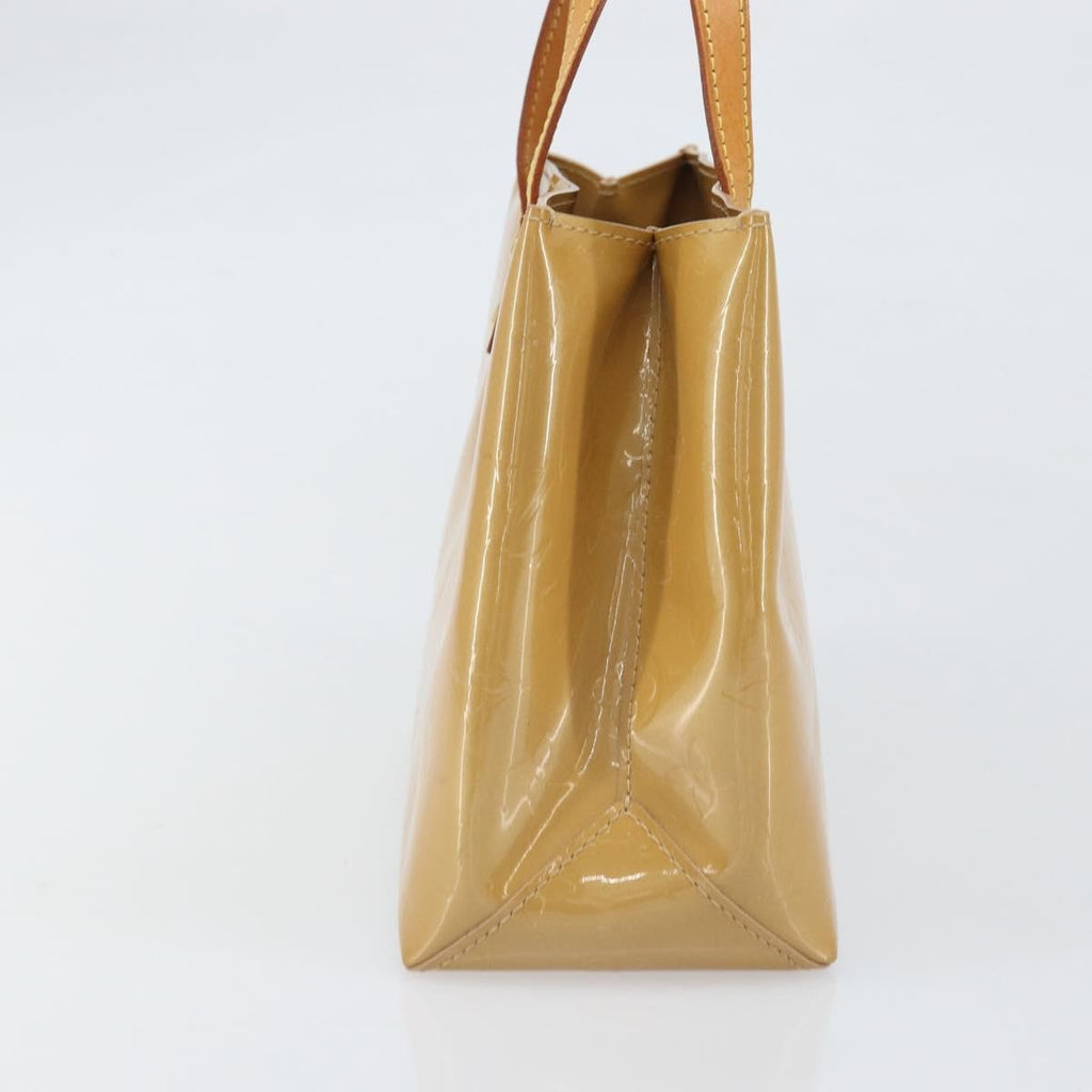 Louis Vuitton Reade Handbag Monogram Vernis Beige Patent_Leather Handbag