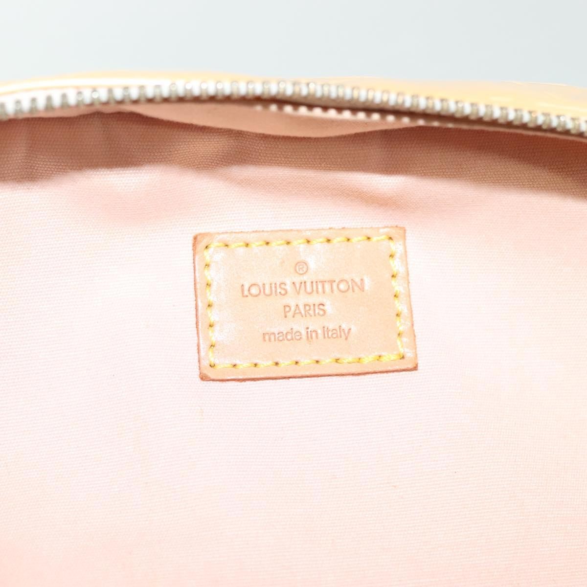 Louis Vuitton Sullivan Handbag Monogram Vernis Pink Patent_Leather Shoulder Bag