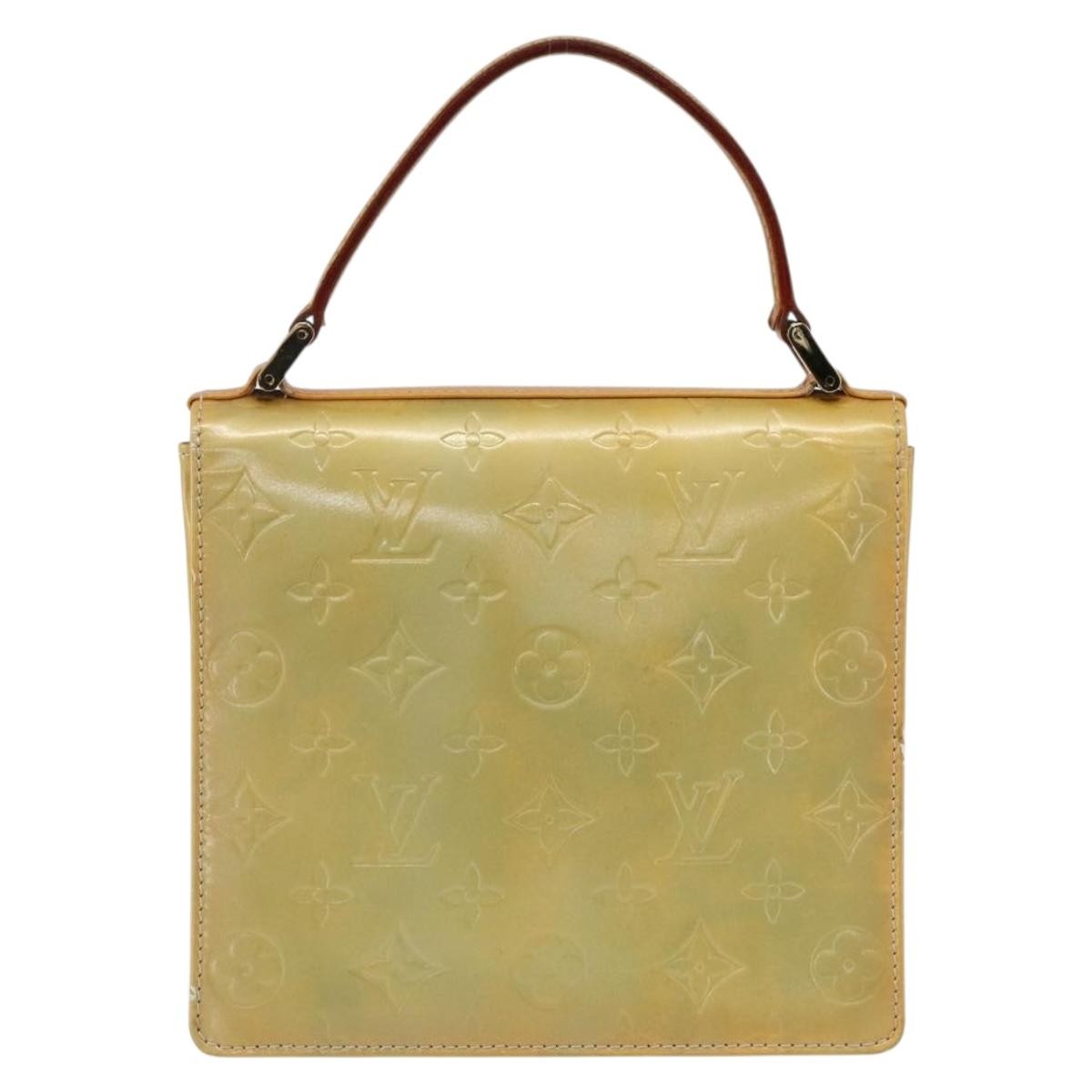 Louis Vuitton Spring Street Nm Handbag Patent Leather Gray Patent_Leather Handbag