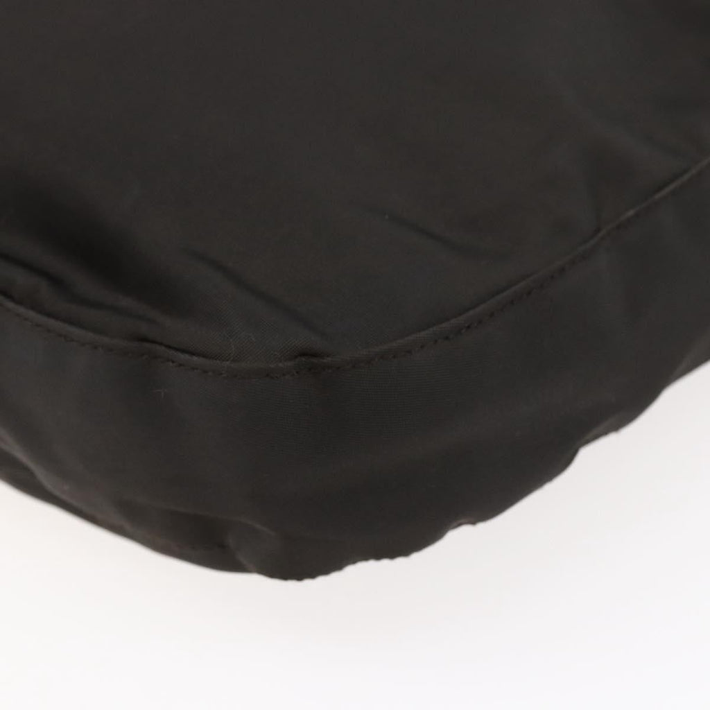 Prada Resin Chain Shoulder Bag Nylon Brown Nylon Shoulder Bag Bag