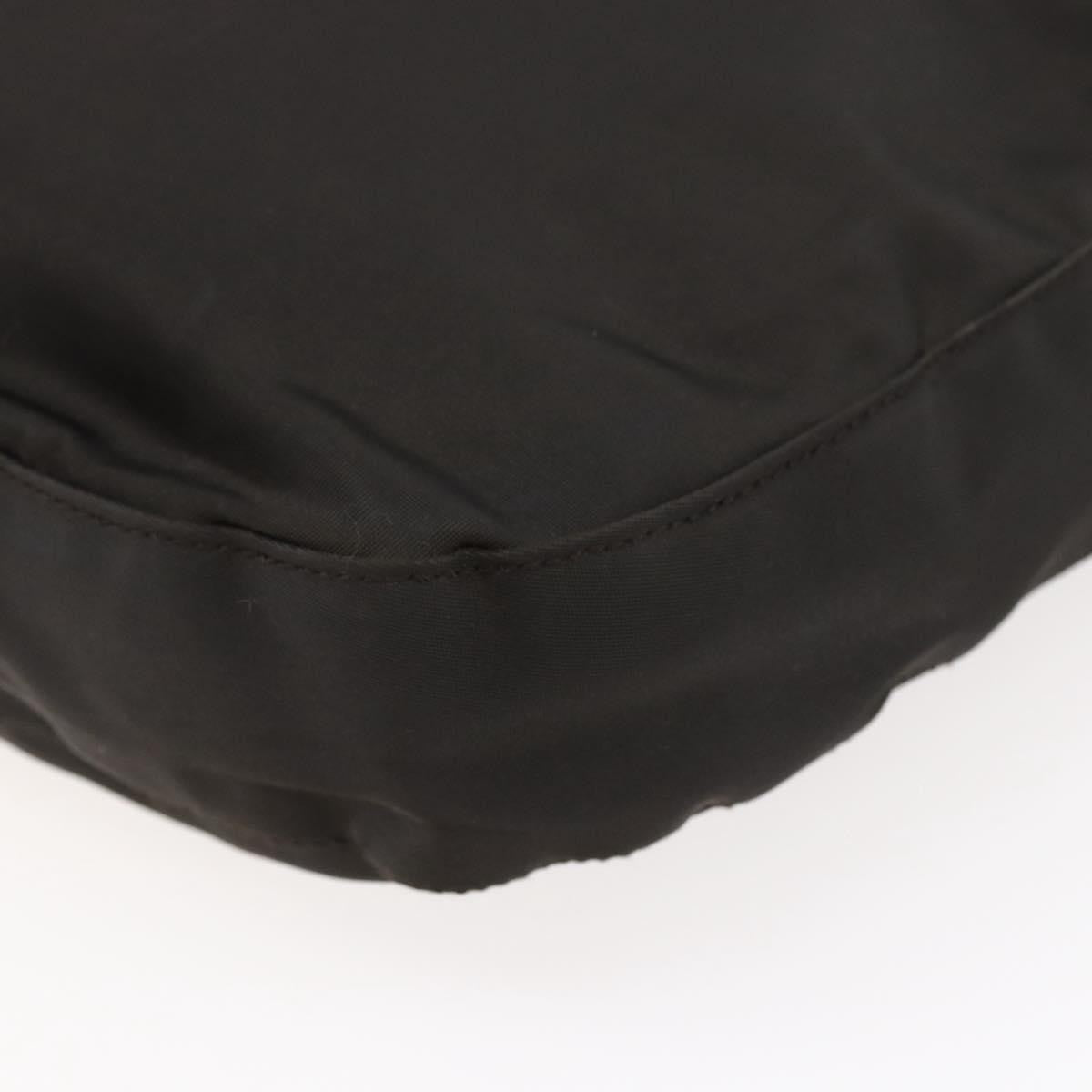 Prada Resin Chain Shoulder Bag Nylon Brown Nylon Shoulder Bag Bag