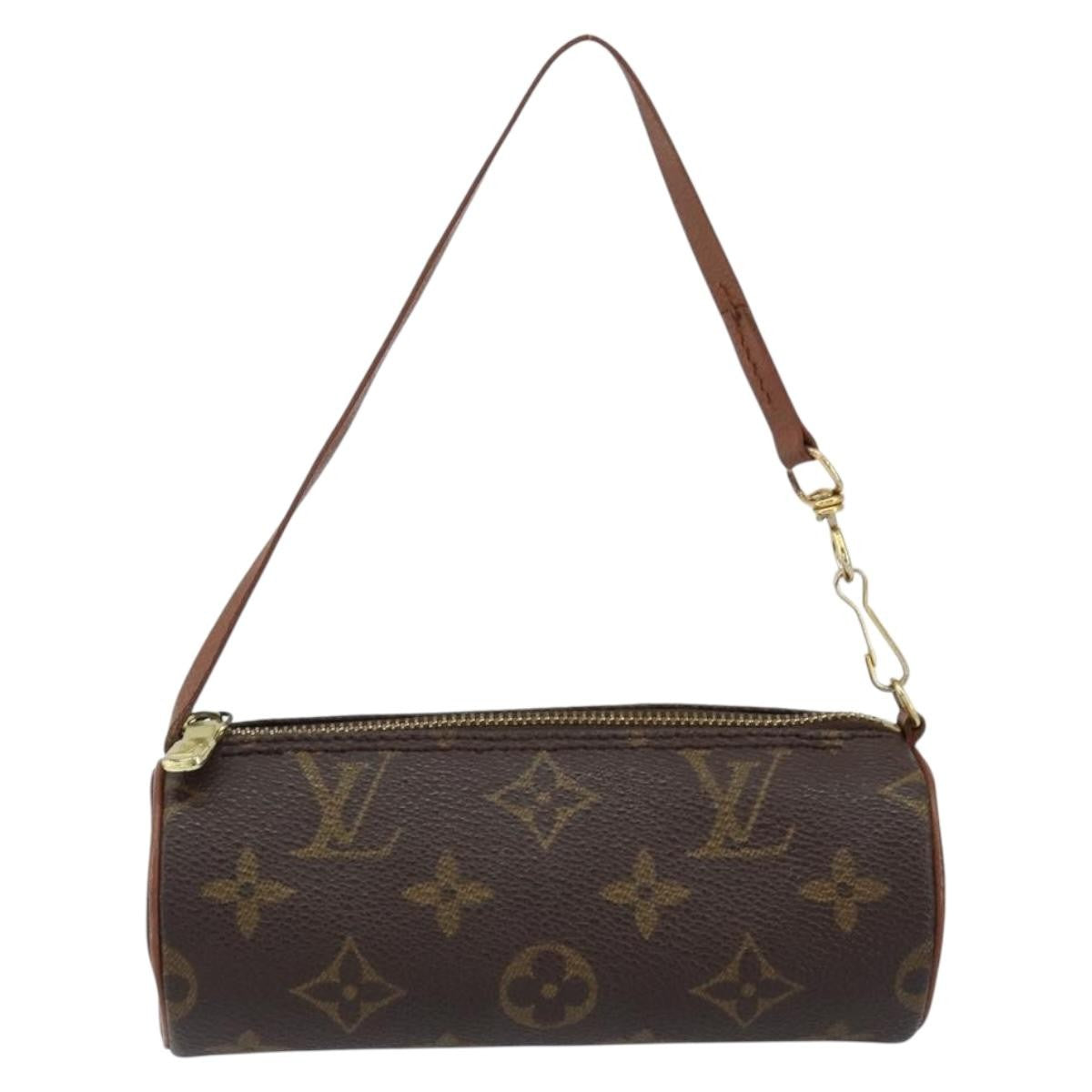 Louis Vuitton Papillon Pochette Monogram Canvas Brown Canvas Clutche & Pouche Bag