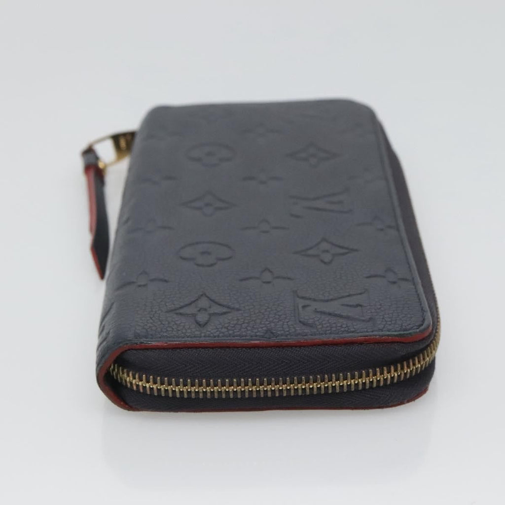 Louis Vuitton Portefeuille Zippy Monogramme Empreinte Monogramme Empreinte Navy Leather Wallets Accessory