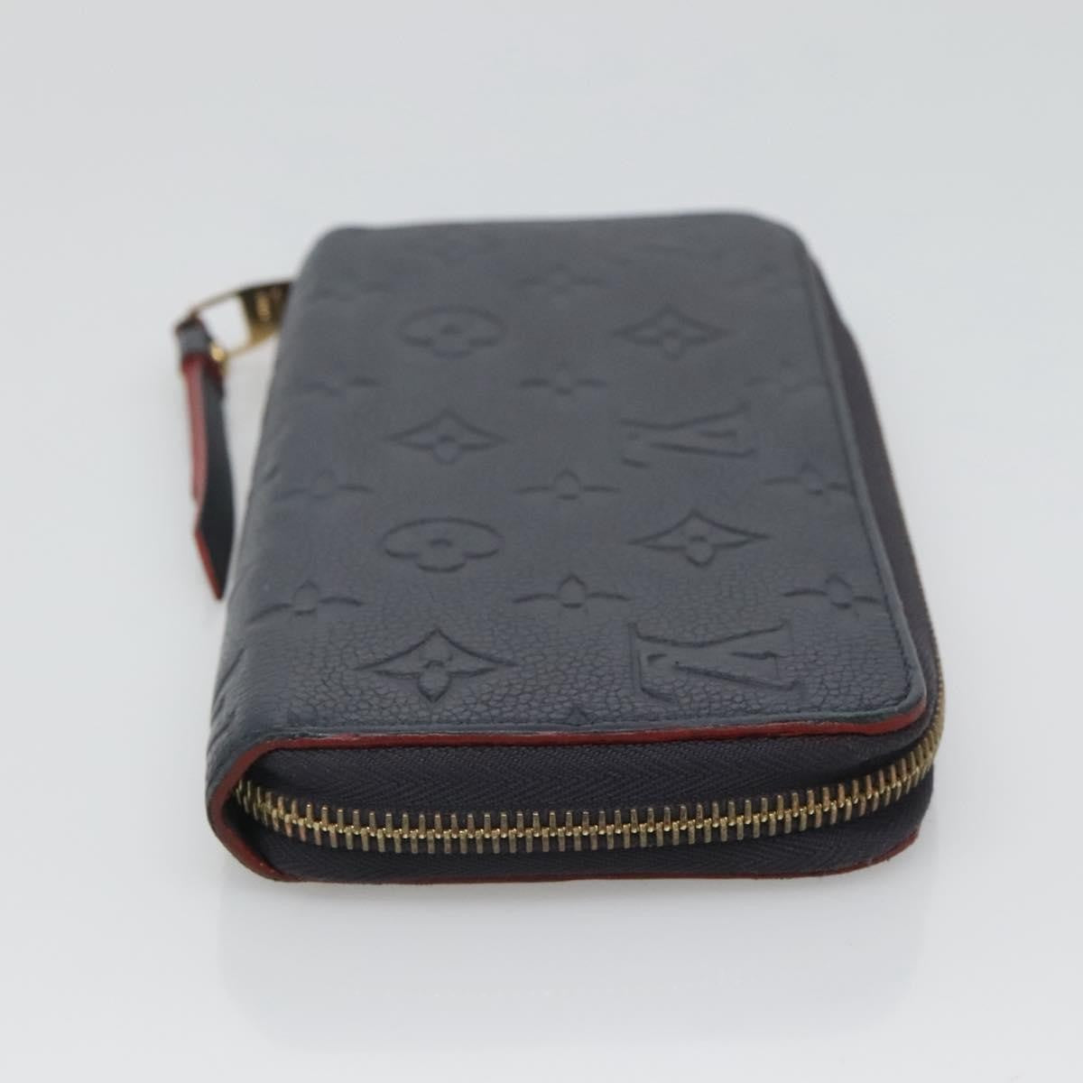 Louis Vuitton Portefeuille Zippy Monogramme Empreinte Monogramme Empreinte Navy Leather Wallets Accessory