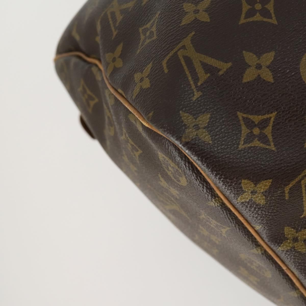 Louis Vuitton Keepall Bag Monogram Canvas Brown Canvas Travel Bag