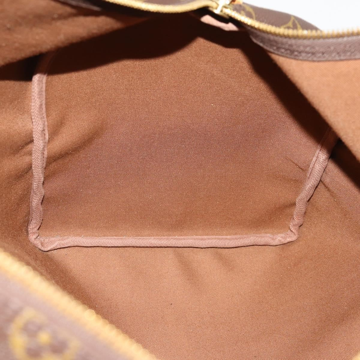 Louis Vuitton Keepall Bag Monogram Canvas Brown Canvas Travel Bag
