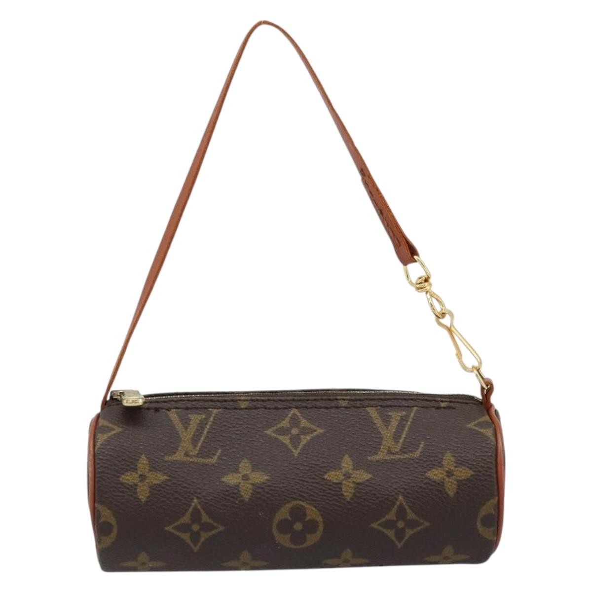 Louis Vuitton Papillon Pochette Monogram Canvas Brown Canvas Clutche & Pouche Bag