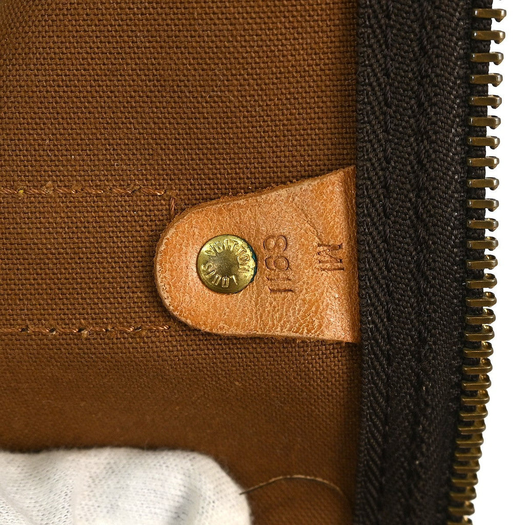 Louis Vuitton Keepall Bag Monogram Canvas Brown Canvas Travel Bag