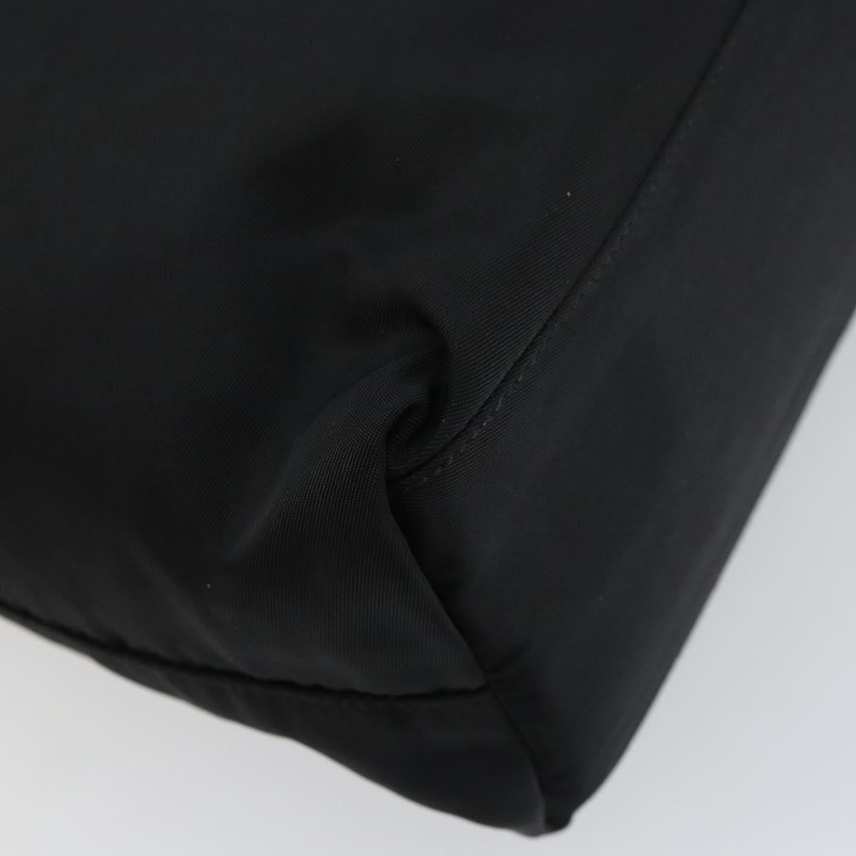 Prada Vintage Zip Tote Tessuto Black Nylon Tote Bag Bag