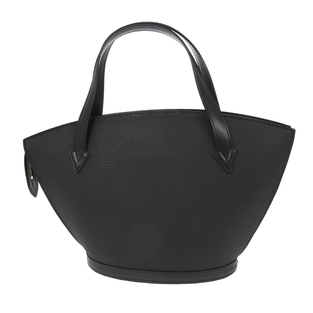 Louis Vuitton Saint Jacques Handbag Epi Leather Black Leather Handbag