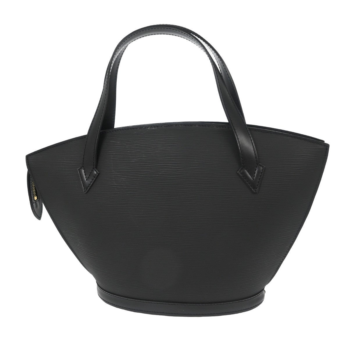 Louis Vuitton Saint Jacques Handbag Epi Leather Black Leather Handbag