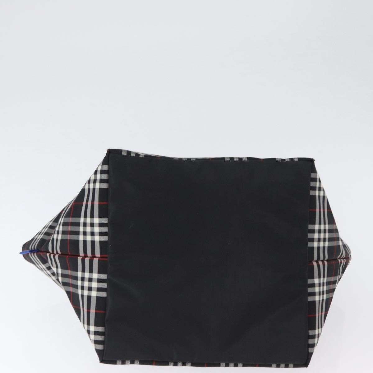 Burberry Nova Check Handbag Nylon Black Nylon Handbag