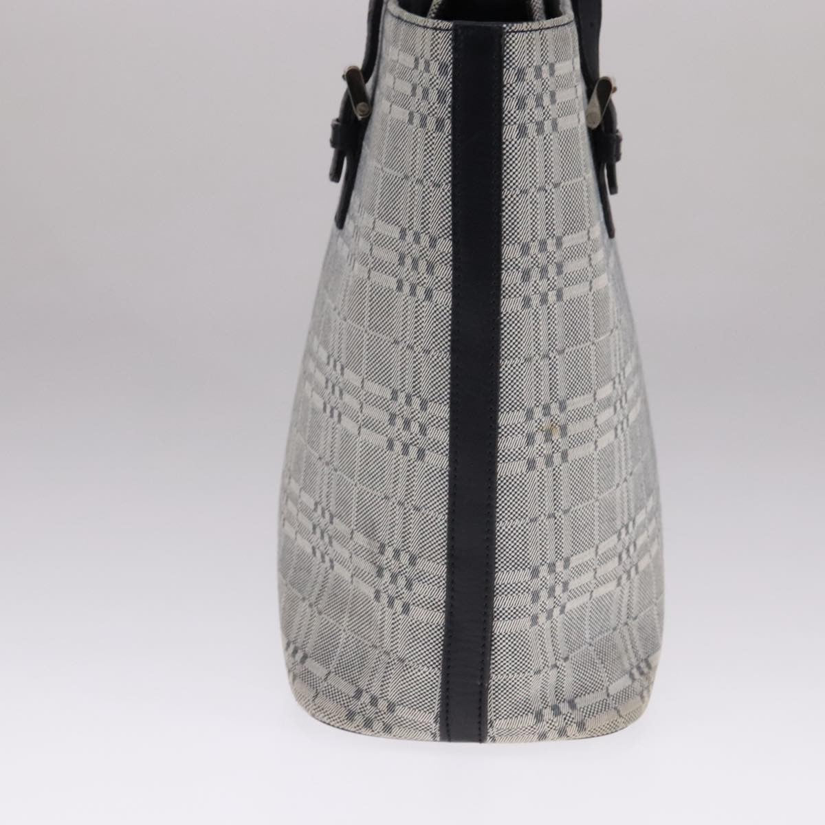 Burberry Vintage Tote Bag Canvas Gray Canvas Tote Bag
