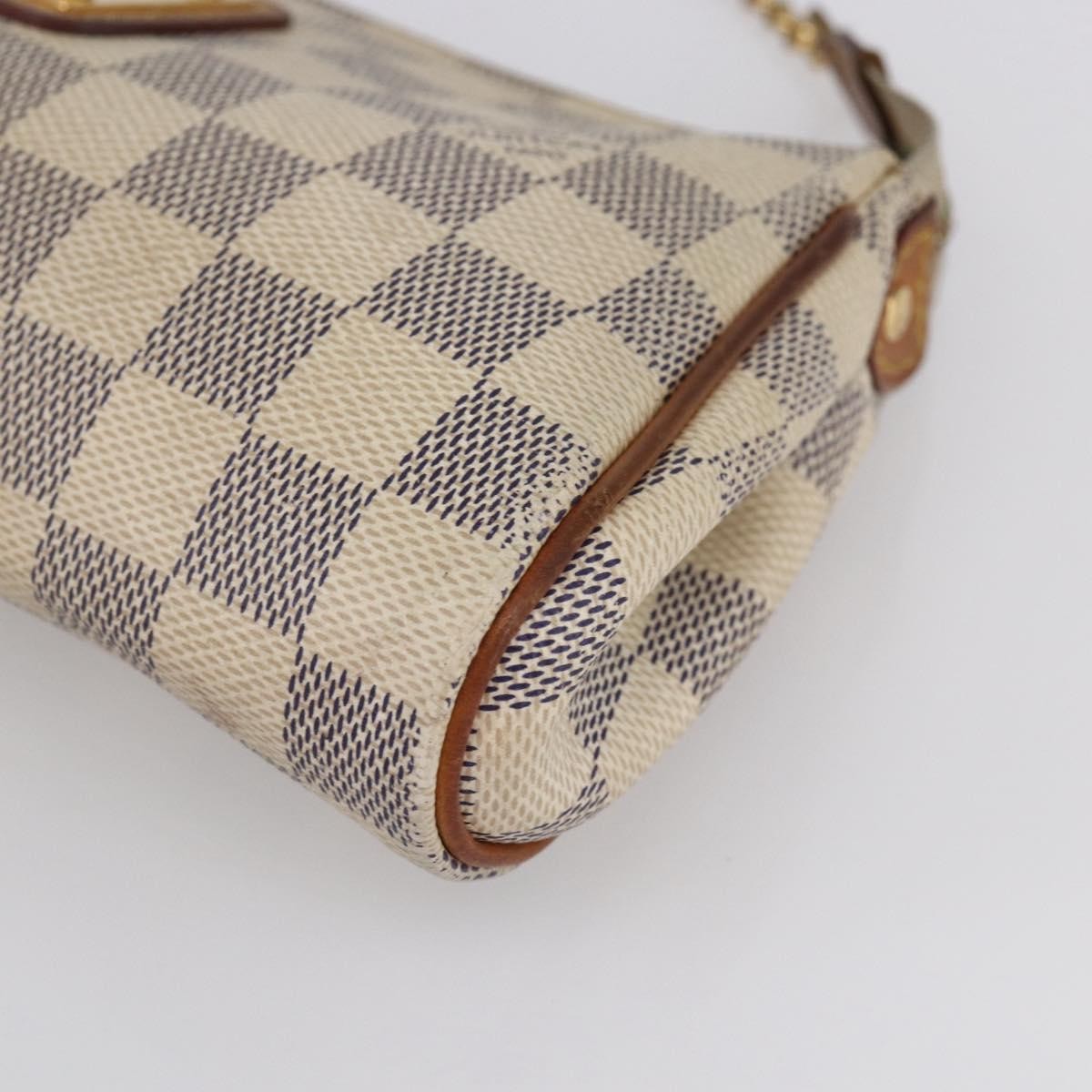 Louis Vuitton Eva Handbag Damier Beige Canvas Bag