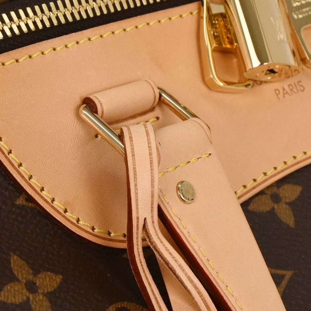 Louis Vuitton Retiro Handbag Monogram Canvas Brown Canvas Handbag