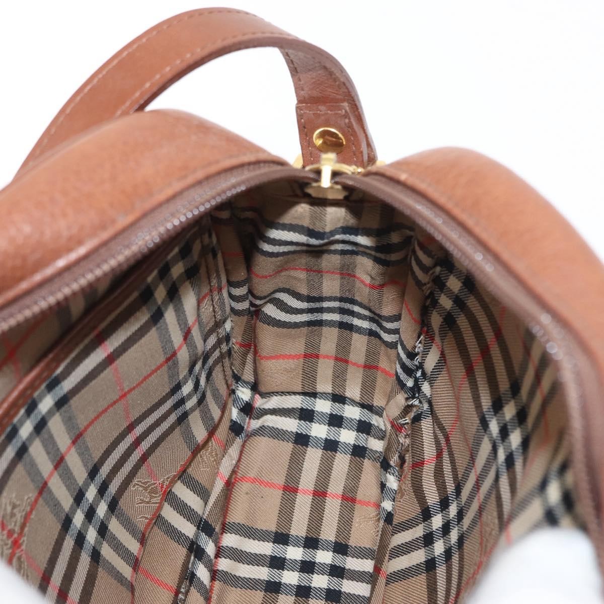 Burberry Vintage Shoulder Bag Leather Brown Leather Shoulder Bag