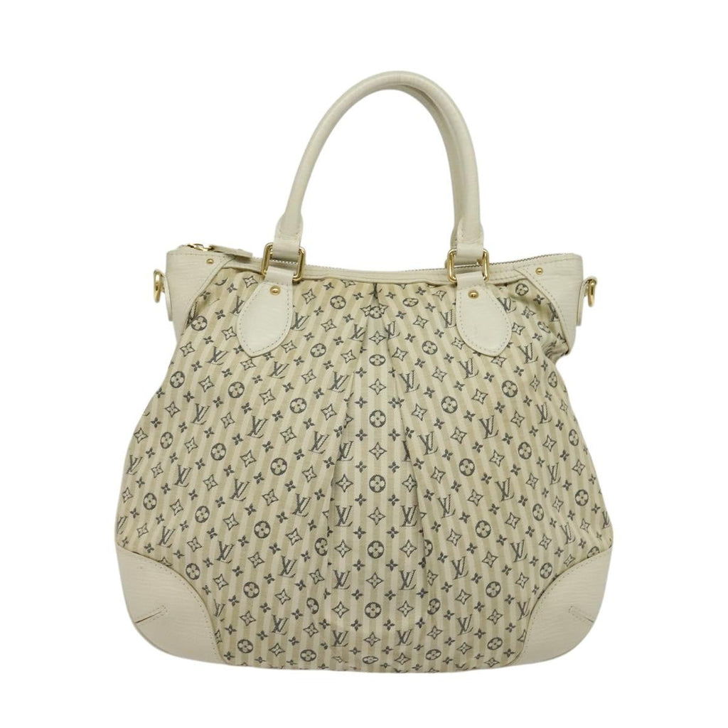 Louis Vuitton Marina Handbag Mini Lin Croisette Beige Canvas Handbag