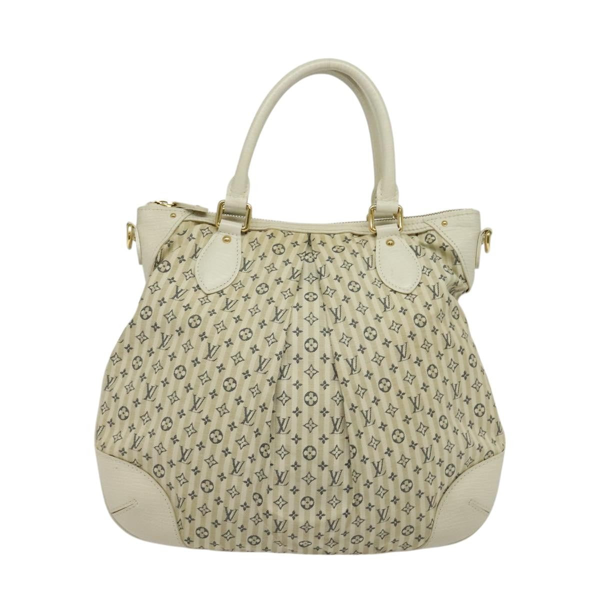 Louis Vuitton Marina Handbag Mini Lin Croisette Beige Canvas Handbag