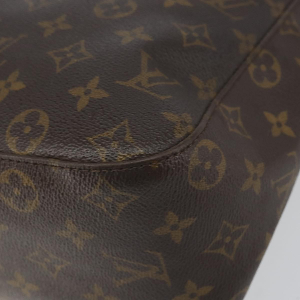 Louis Vuitton Monogram Looping Handbag Monogram Canvas Brown Canvas Shoulder Bag