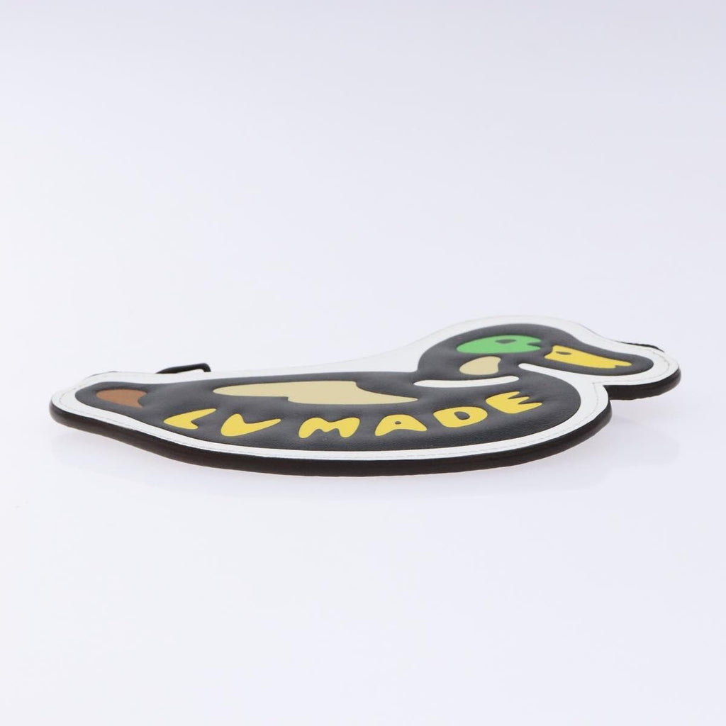 Louis Vuitton Nigo Duck Coin Holder Printed Leather And Limited Edition Giant Damier Black Canvas Wallets Accessory