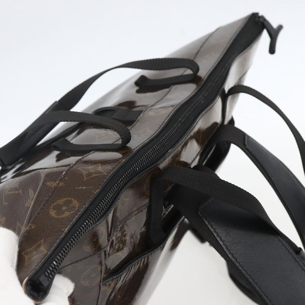 Louis Vuitton Zipped Tote Limited Edition Monogram Glaze Canvas Brown Canvas Tote Bag