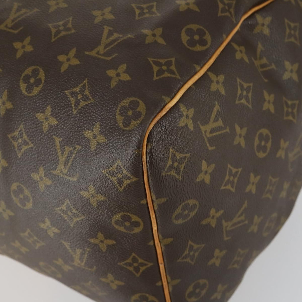 Louis Vuitton Keepall Bag Monogram Canvas Brown Canvas Travel Bag